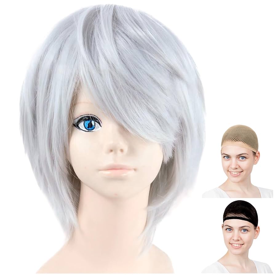 VALAN demi ウィッグ シルバー 銀髪 白髪 Amazon.co.jp: CaseEden コスプレ ウィッグ ロング ストレート